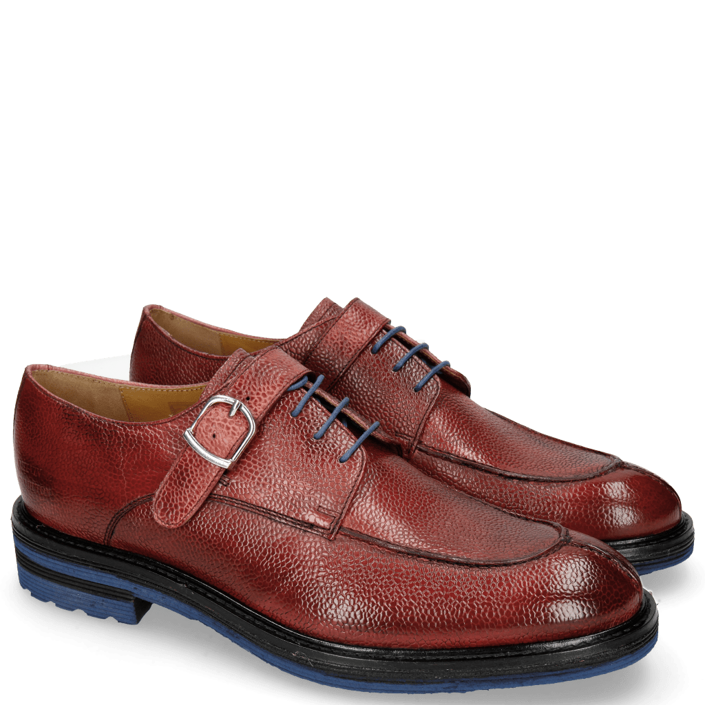 Derbies Trevor 13 Scotch Grain Rich Red Crip Blue