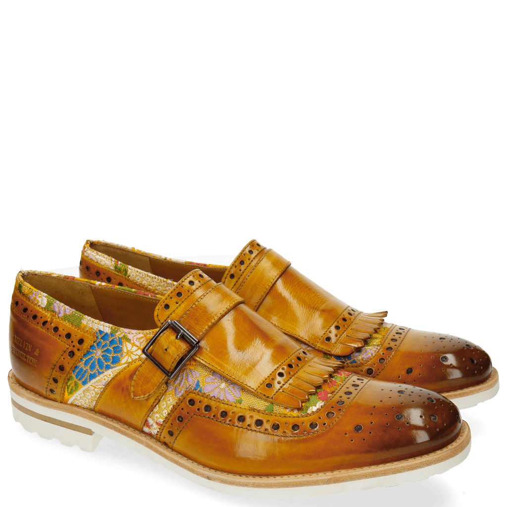 Monks Eddy 1 Textile Glory Yellow Mandarine