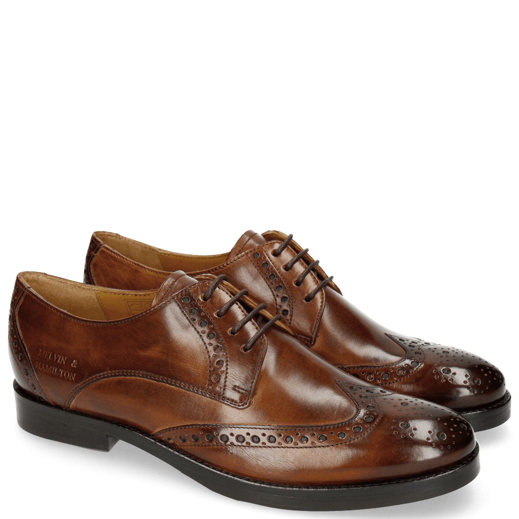 Derbies Amelie 3 Wood HRS Thick Brown