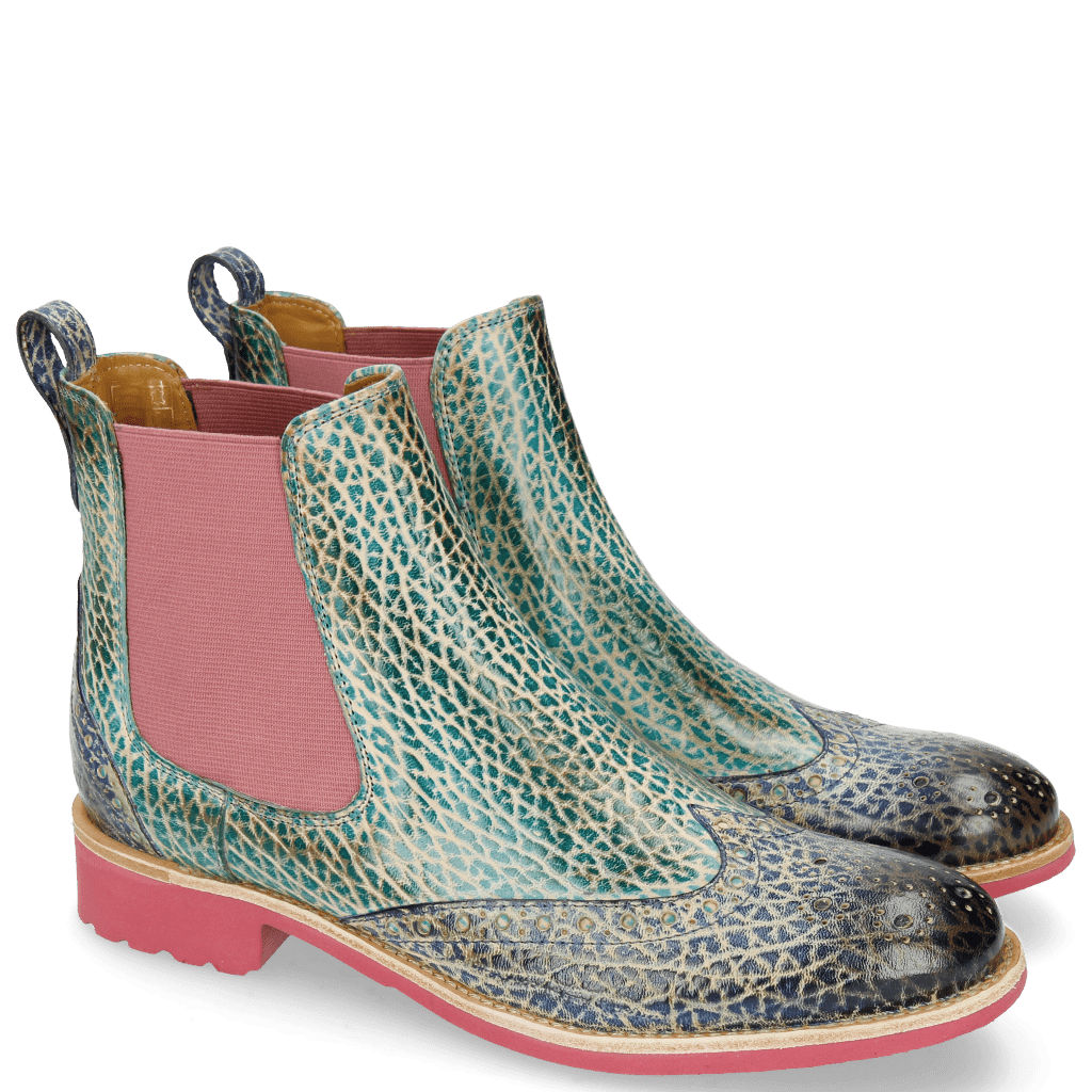 Bottines Amelie 5 Brazil Midnight Turquoise