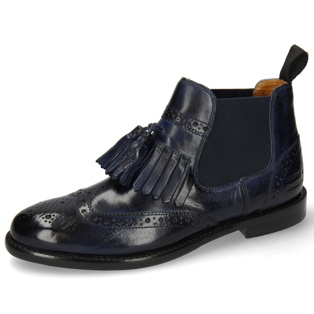 Bottines Selina 5 Navy Elastic Navy