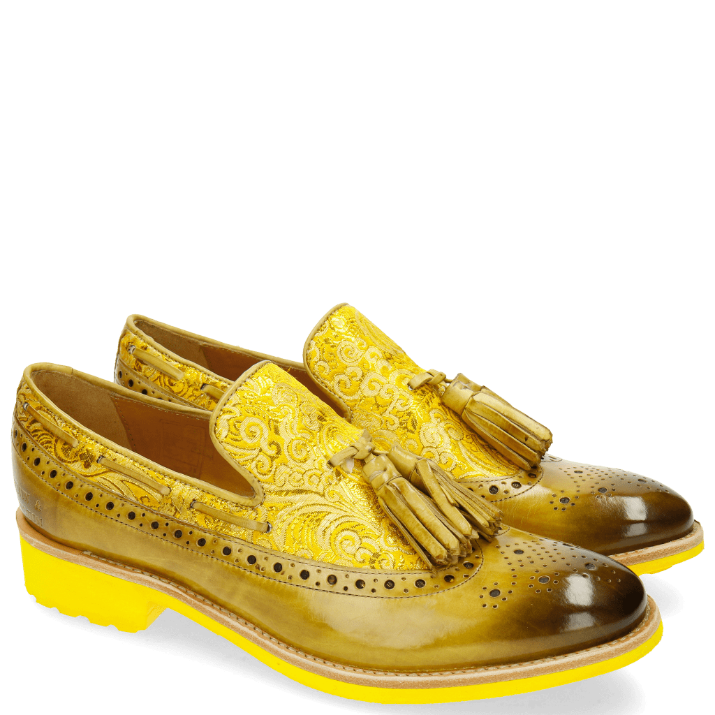 Mocassins Amelie 60 Textile Dimon Cedro Yellow