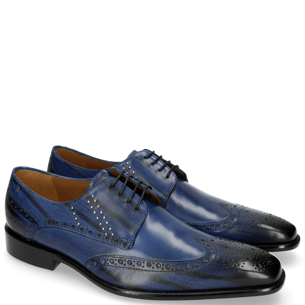 Derbies Albert 2 Saphir Rivets Lines Navy