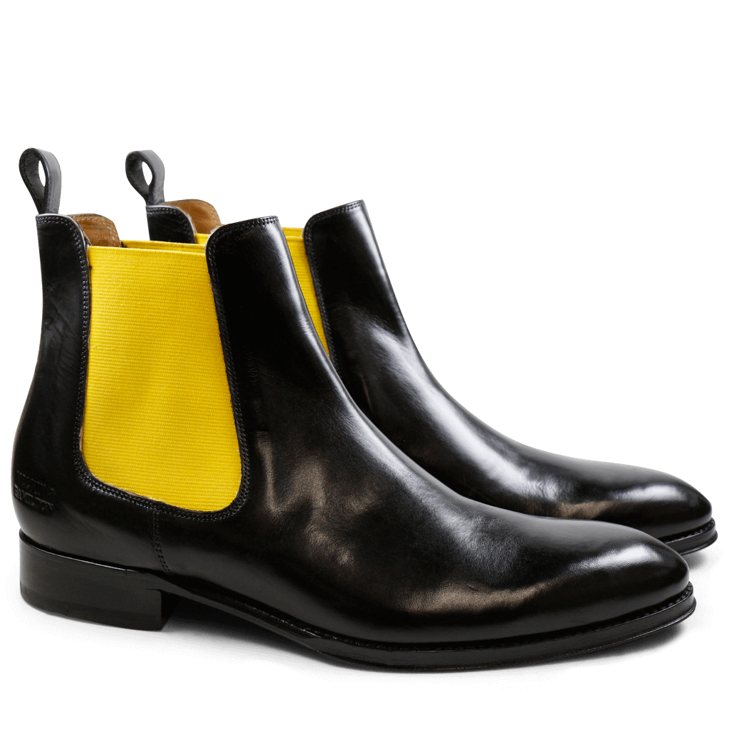 Bottines Kane 4 Crust Black Elastic Yellow LS
