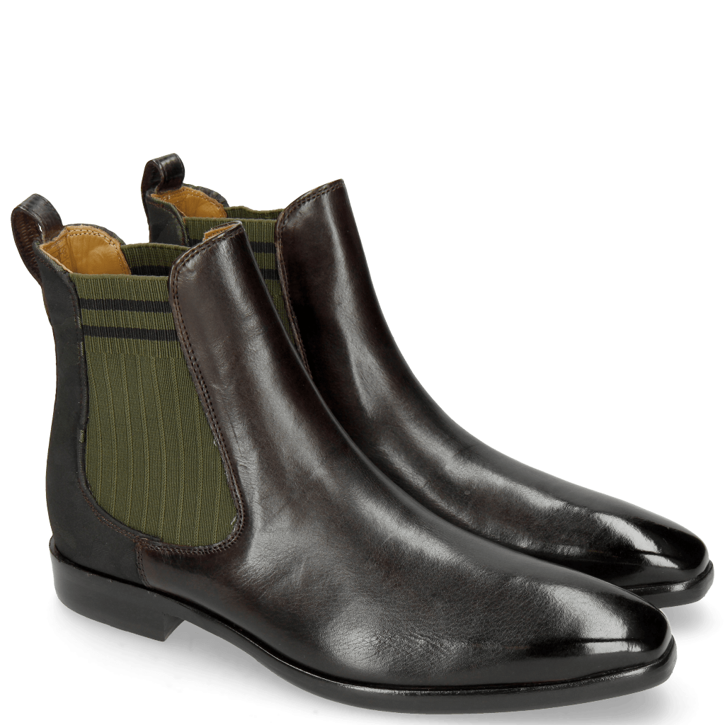 Enkellaarzen Emma 8TM Expresso Camo Satin Bosco