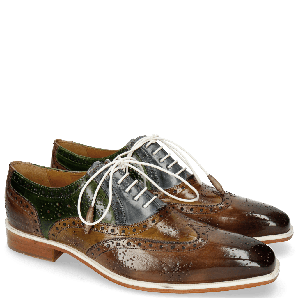 Oxford schoenen Jeff 28 New Taupe Bambo Satelite Ultra Green