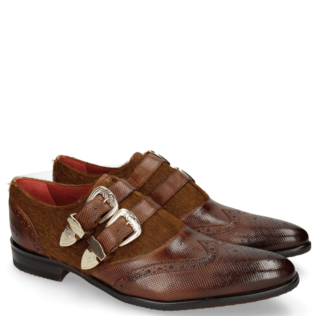 Monks Toni 28 Dice Tan Hair On
