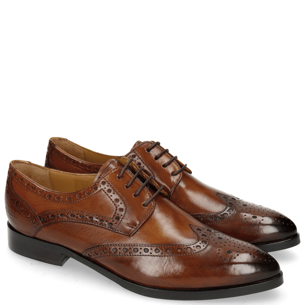 Derby schoenen Jessy 6 Wood HRS Brown