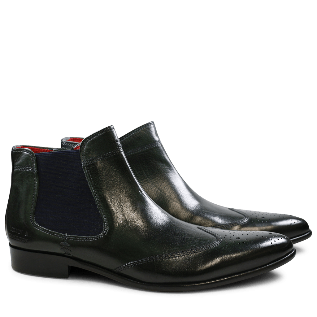 Enkellaarzen Toni 4 Winter Forest Elastic Navy