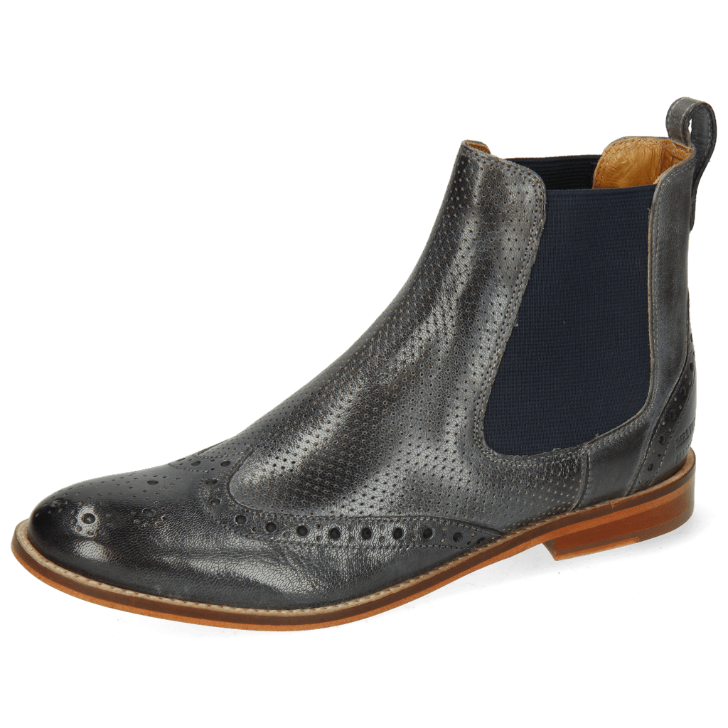 Enkellaarzen Amelie 5 Venice Perfo Glicine