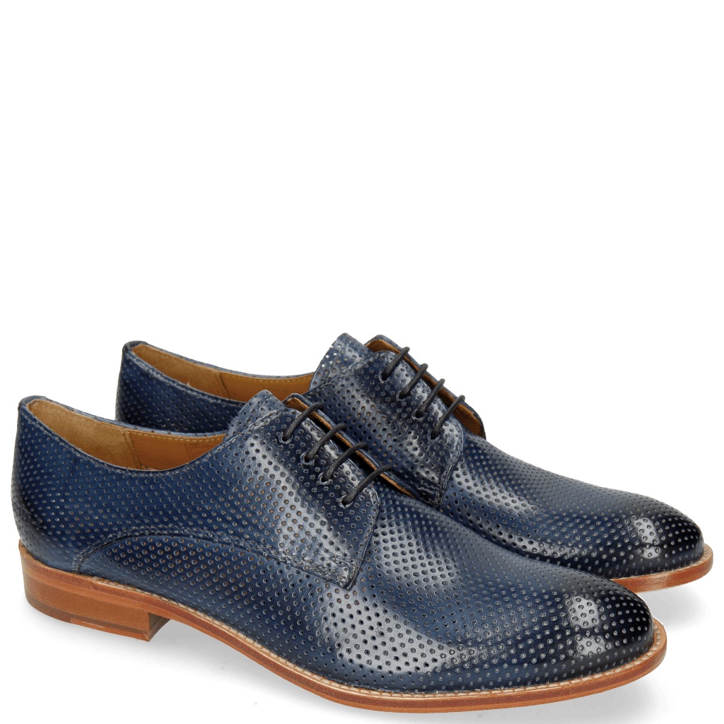 Derby schoenen Amelie 14 Perfo Marine
