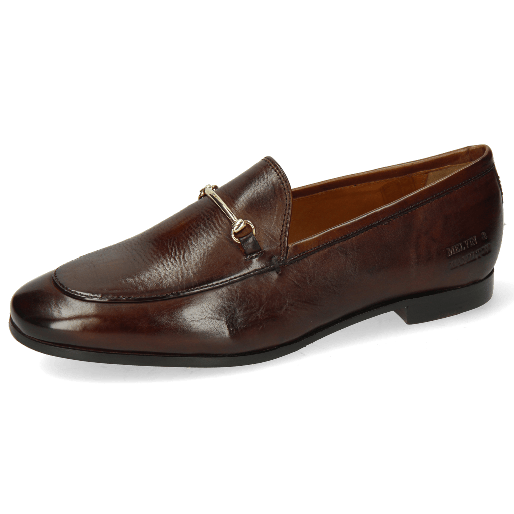 Loafers Scarlett 22 Pisa Mid Brown Trim Gold Pisa Mid Brown Trim Gold