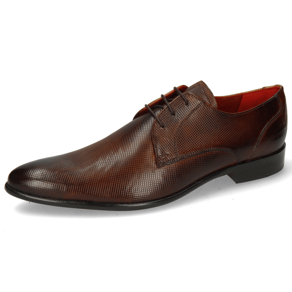 Derby schoenen Toni 1 Dice Wood LS Brown