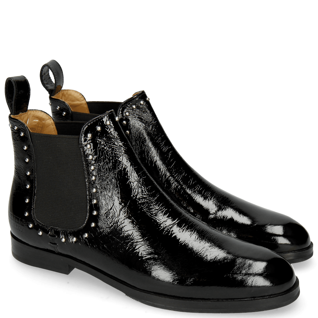 Enkellaarzen Susan 37 Soft Patent Black Rivets