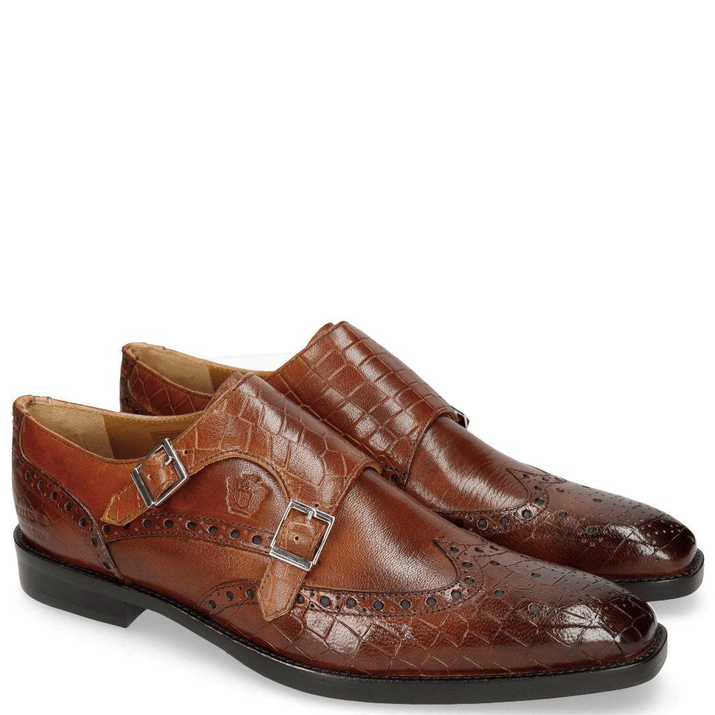 Monks Martin 2 Venice Crock Tan Insole Leather