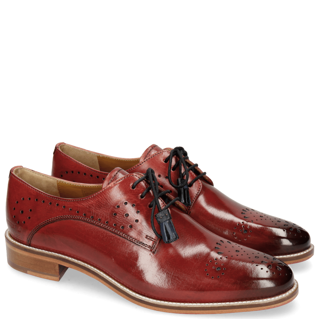 Derby schoenen Betty 2 Ruby Tassel Navy