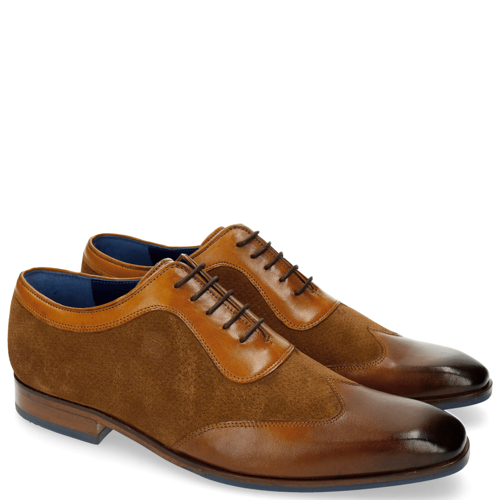 Oxford schoenen Rico 8 Rio Mr Touch Mid Brown Wood