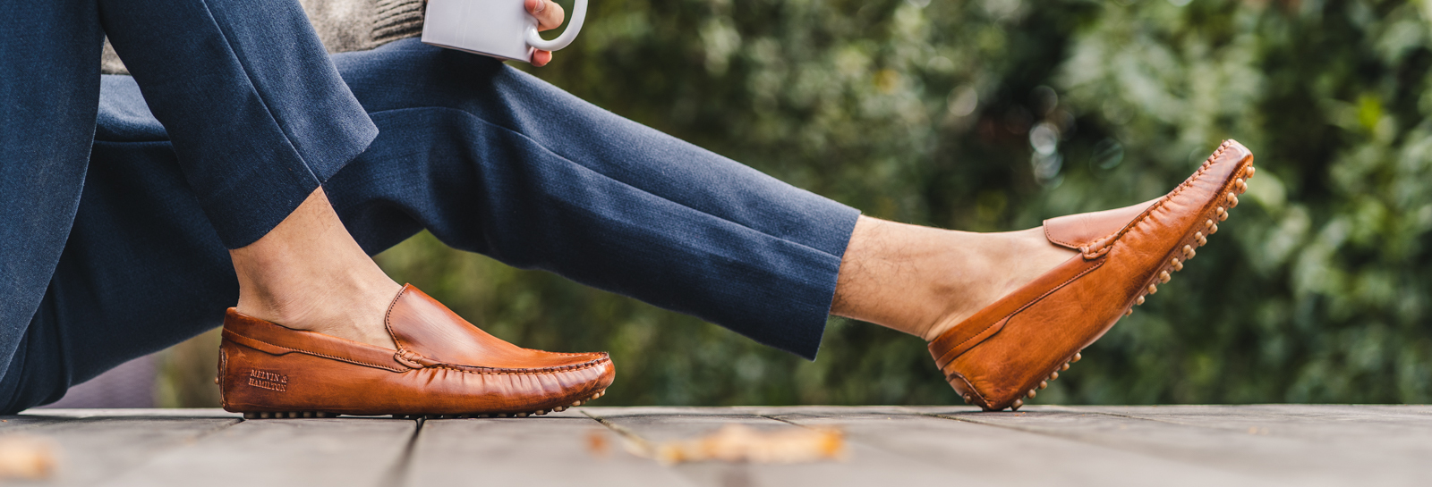 Designer shoes for men in real Leather Melvin & Hamilton